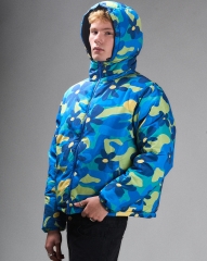 Campera Puffer Azul